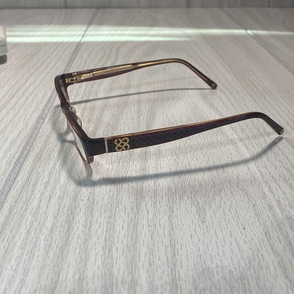 Coach Eyeglasses Frame GWENDOLYN 2012 Burgundy 48-16-135 Full Rim ZH44 - Picture 3 of 8